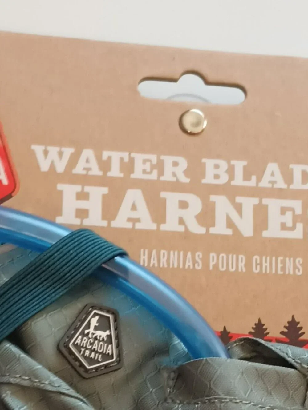 Arcadia Trail Water Bladder Dog Harness Small Blue Reflective Water Resistant